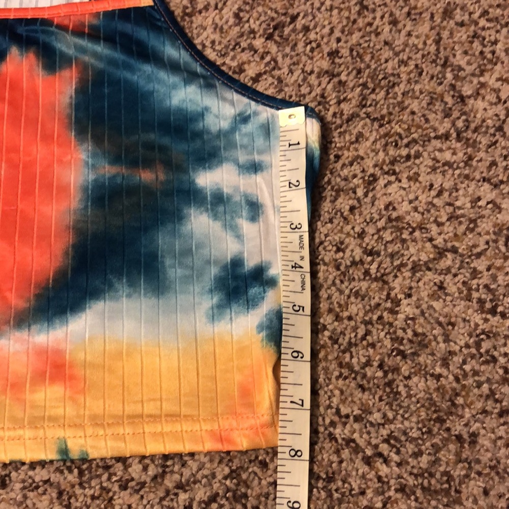 Used women’s camisole crop tank tops Sz large set of 6 multi color - Picture 7 of 9